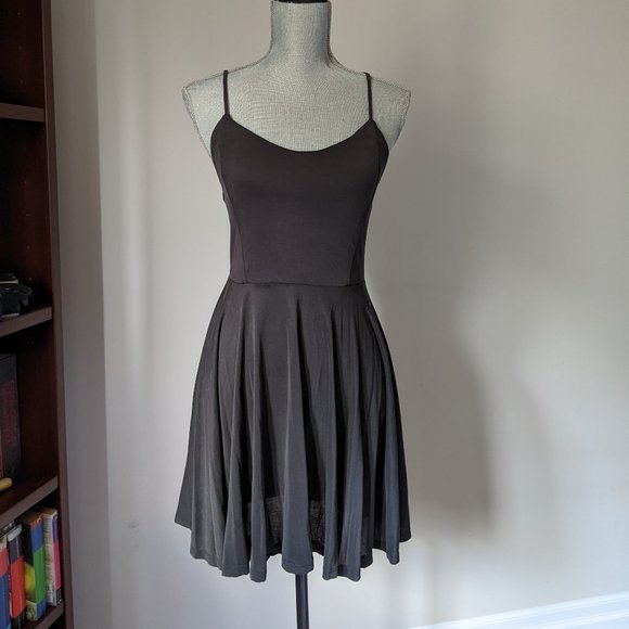 Summer dress - mini, skater a-line dress - Picture 1 of 8